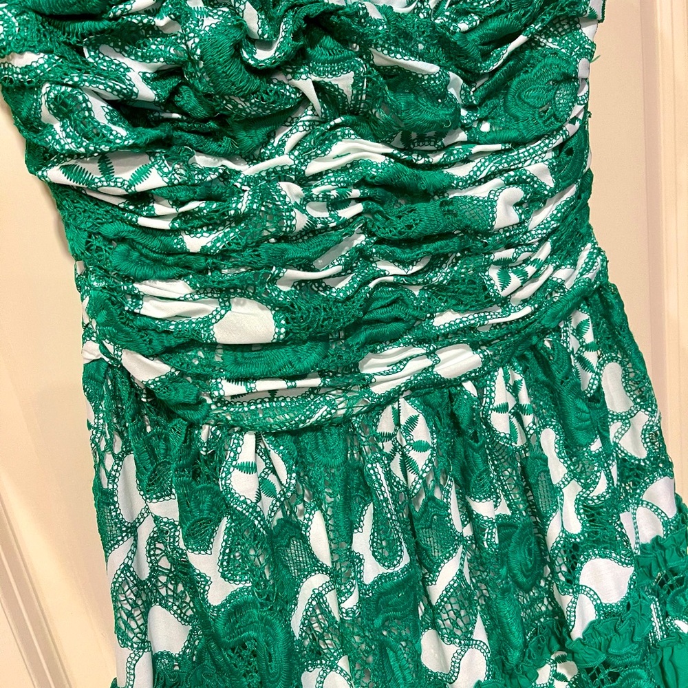 Alexis maxi dress in Kelly green, size small